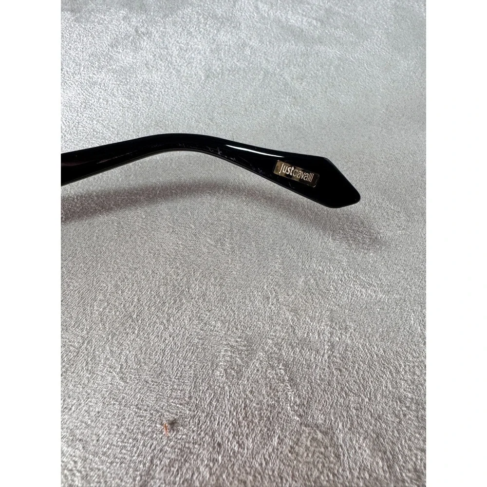 Just Cavalli SJC044 Women Sunglasses Black Snake Print Gradient Lenses *Read‎